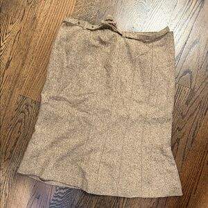 LOFT Tan Pencil Skirt